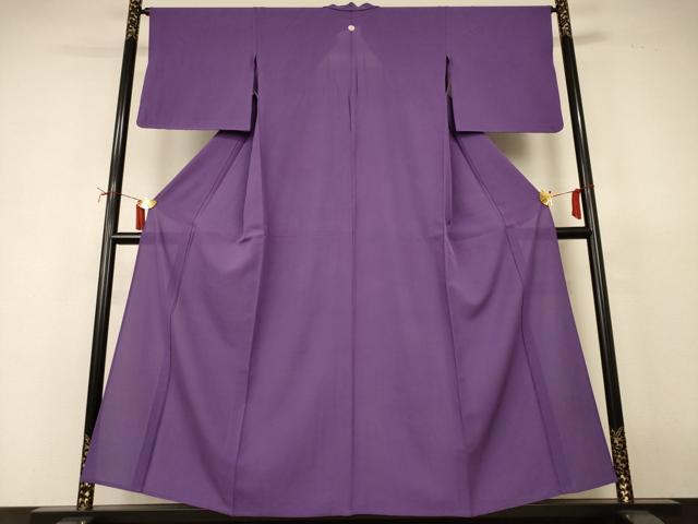 平和屋着物＊夏物　色無地　絽　錆青磁色　正絹　逸品　AABJ2410jd