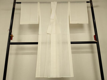 平和屋着物＊夏物　長襦袢　絽　鳥の子色　洗える着物　AABJ2415jd