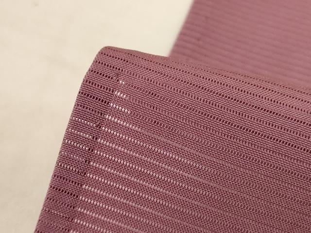 平和屋着物＊夏物　色無地　絽　鴇浅葱色　正絹　逸品　AABJ2416jd