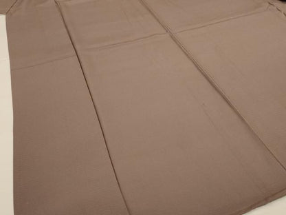 平和屋着物＊夏物　色無地　絽　江戸鼠色　正絹　逸品　AABJ2422jd