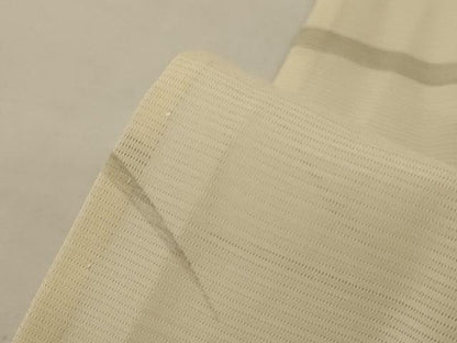 平和屋着物＊夏物　小紋　絽　芝葉文　正絹　逸品　AABJ2425jd