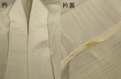平和屋着物＊夏物　長襦袢　変わり絽　白色　洗える着物　AABJ2426jd