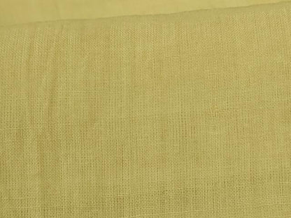 平和屋着物＊夏物　小千谷ちぢみ　枯草色　麻　逸品　AABJ2429jd