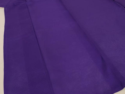 平和屋着物＊夏物　色無地　絽　葡萄色　正絹　逸品　AABJ2431jd