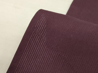 平和屋着物＊夏物　色無地　青海波紋紗　似せ紫色　正絹　逸品　AABJ2434jd