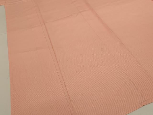 平和屋着物＊夏物　色無地　絽　赤香色　正絹　逸品　AABJ2447jd