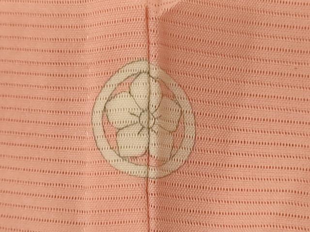 平和屋着物＊夏物　色無地　絽　赤香色　正絹　逸品　AABJ2447jd