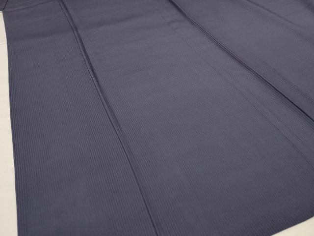 平和屋着物＊夏物　色無地　縦絽　褐色　正絹　逸品　未使用　AABJ2460jd