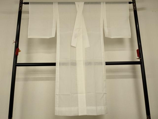 平和屋着物＊夏物　長襦袢　絽　白色　洗える着物　AABJ2465jd