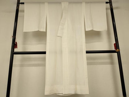平和屋着物＊夏物　長襦袢　絽　鳥の子色　正絹　逸品　AABJ2469jd