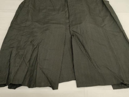 平和屋着物＊夏物　男性　行灯袴　縦絽　縞　正絹　逸品　AABJ2476jd