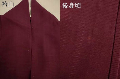 平和屋着物＊夏物　色無地　絽　黒鳶色　正絹　逸品　AABJ2485jd