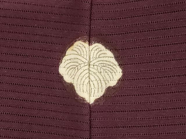 平和屋着物＊夏物　色無地　絽　黒鳶色　正絹　逸品　AABJ2485jd