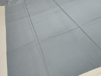平和屋着物＊夏物　色無地　絽　湊鼠色　正絹　逸品　AABJ2486jd