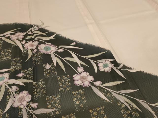 平和屋着物＊夏物　訪問着　絽　辻が花　洗える着物　AABJ2499jd