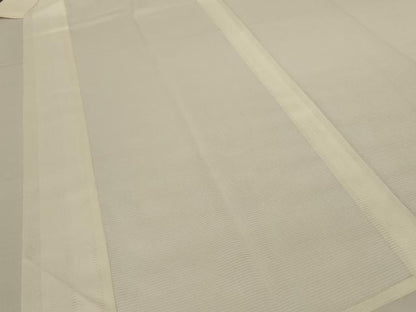 平和屋着物＊夏物　長襦袢　絽　鳥の子色　洗える着物　AABJ2502jd