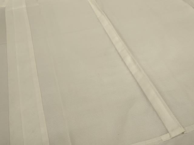 平和屋着物＊夏物　長襦袢　絽　白色　洗える着物　AABJ2507jd