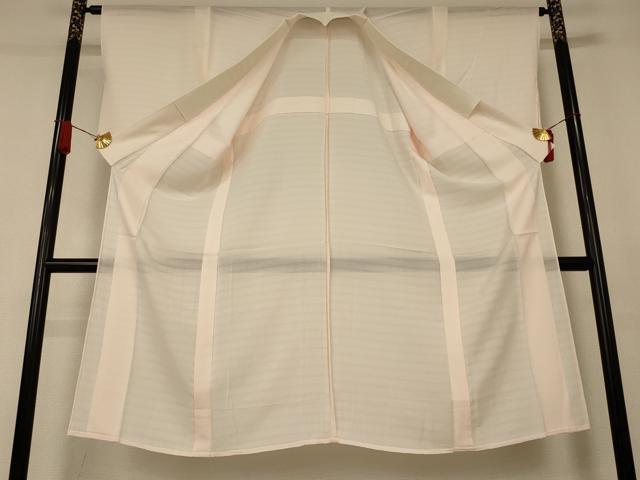 平和屋着物＊夏物　長襦袢　変わり絽　肌色　正絹　逸品　AABJ2509jd