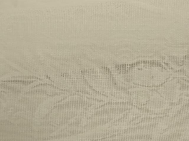 平和屋着物＊夏物　長襦袢　吉祥草花紋紗　白色　洗える着物　AABJ2511jd