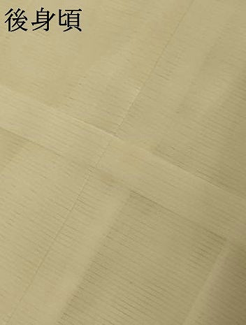平和屋着物＊夏物　長襦袢　絽　生成り色　洗える着物　AABJ2516jd
