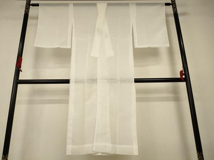 平和屋着物＊夏物　長襦袢　絽　生成り色　洗える着物　AABJ2516jd
