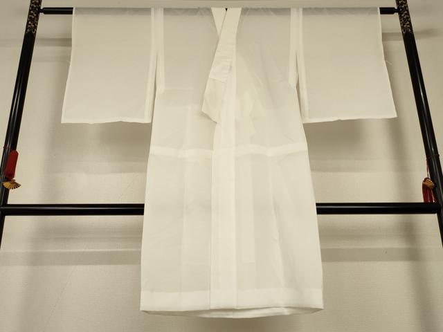 平和屋着物＊夏物　長襦袢　絽　白色　洗える着物　AABJ2536jd