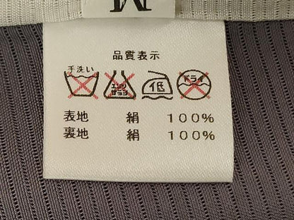 平和屋着物＊夏物　色無地　絽　煤色　正絹　逸品　AABJ2553jd