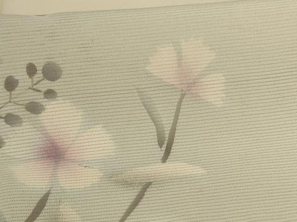 平和屋着物＊夏物　訪問着　絽　流水草花文　暈し染め　正絹　逸品　AABJ2559jd