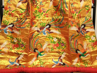 平和屋本店●色打掛　和装　婚礼　結婚式　花嫁　神社挙式　唐織　鳳凰草花文　金銀糸　逸品　AABJ2618fw