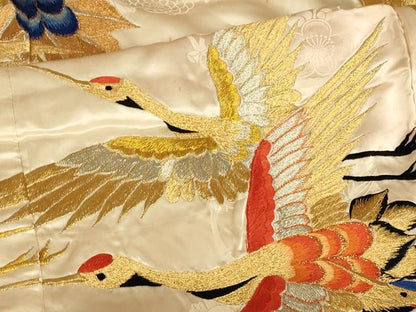 平和屋本店●色打掛　和装　結婚式　婚礼　花嫁　神社挙式　総刺繍　暈し染め　飛鶴文　金銀糸　逸品　AABJ2667fw