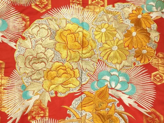 平和屋本店●色打掛　婚礼　和装　花嫁　結婚式　神社挙式　金銀糸　松竹梅雪輪文　逸品　AABJ2668fw