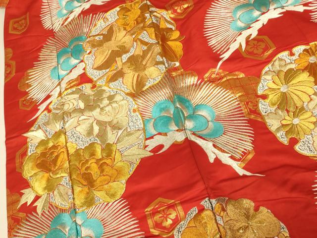 平和屋本店●色打掛　婚礼　和装　花嫁　結婚式　神社挙式　金銀糸　松竹梅雪輪文　逸品　AABJ2668fw