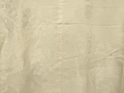平和屋本店●白打掛　白無垢　和装　婚礼　結婚式　花嫁　神社挙式　唐織　飛鶴松梅文　逸品　AABJ2677fw