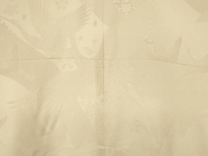 平和屋本店●白打掛　白無垢　和装　婚礼　結婚式　花嫁　神社挙式　唐織　飛鶴舞花文　逸品　AABJ2700fw