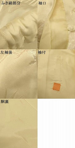 平和屋本店●白打掛　白無垢　和装　婚礼　結婚式　花嫁　神社挙式　総刺繍　飛鶴籬枝花文　金糸　AABJ2702fw