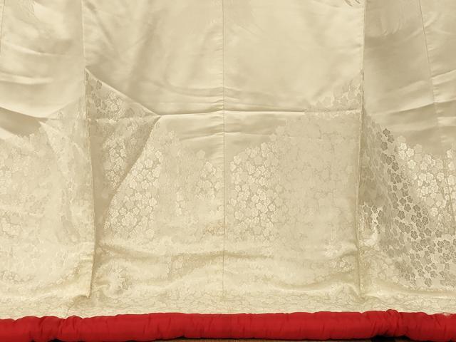 平和屋本店●白打掛　白無垢　和装　婚礼　結婚式　花嫁　神社挙式　唐織　飛鶴舞花文　逸品　AABJ2705fw