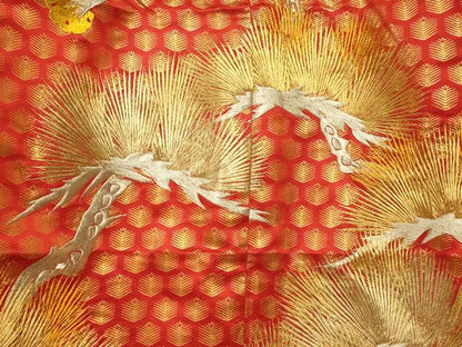 平和屋本店●色打掛　和装　婚礼　結婚式　花嫁　神社挙式　総刺繍　花鼓松文　金銀糸　逸品　AABJ2745fw