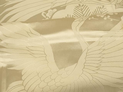 平和屋本店●白打掛　白無垢　和装　婚礼　結婚式　花嫁　神社挙式　飛鶴松梅文　逸品　AABJ2767fw