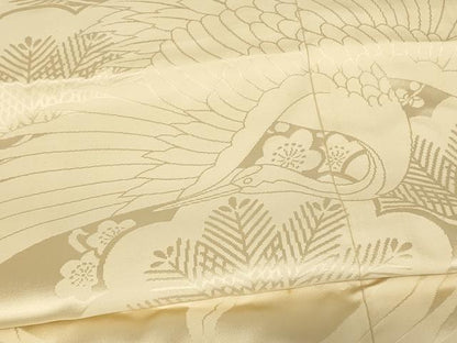 平和屋本店●白打掛　白無垢　和装　婚礼　結婚式　花嫁　神社挙式　飛鶴松梅文　逸品　AABJ2767fw