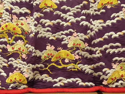 平和屋本店●色打掛　和装　婚礼　結婚式　花嫁　神社挙式　総刺繍　枝梅松文　金銀糸　逸品　AABJ2785fw