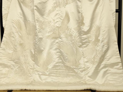 平和屋本店●白打掛　白無垢　和装　婚礼　結婚式　花嫁　神社挙式　総刺繍　孔雀松梅文　逸品　AABJ2800fw