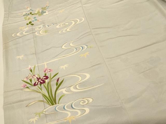 平和屋本店●お引きずり・お引き摺り・引き振袖 和装 結婚式 舞妓 芸妓 芸者 衣装 駒刺繍 草花光琳水文 金糸 金彩 逸品 AABJ2804fw