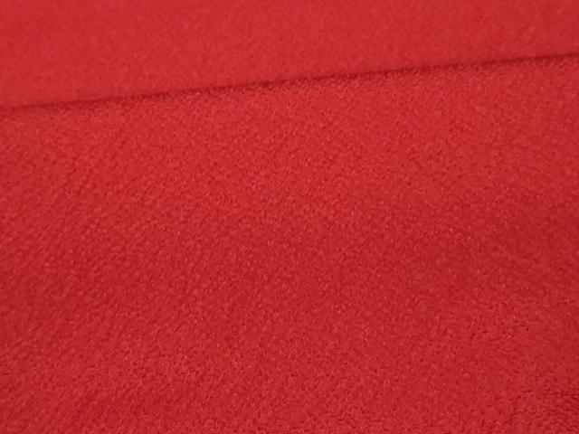 平和屋本店●ファッションデザイナー 花井幸子　振袖　朱・緋色　正絹　逸品　AABJ2814fw