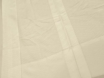 平和屋着物●振袖用長襦袢　無双仕立て　紗綾形地紋　正絹　逸品　AABJ2835fw