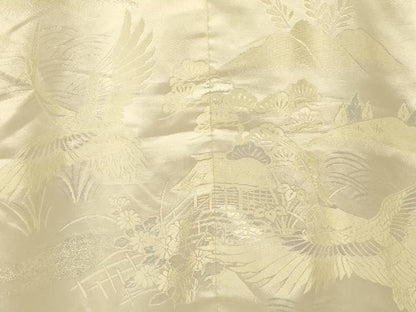 平和屋本店●白打掛　白無垢　和装　婚礼　結婚式　花嫁　神社挙式　唐織　飛鶴松竹梅文　逸品　AABJ2851fw