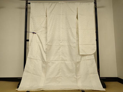 平和屋本店●掛下　打掛　和装　婚礼　花嫁　結婚式　神社挙式　飛鶴地紋　AABJ2863fw