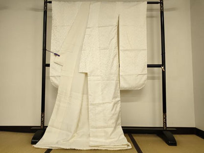平和屋本店●掛下　打掛　和装　婚礼　花嫁　結婚式　神社挙式　飛鶴地紋　AABJ2864fw