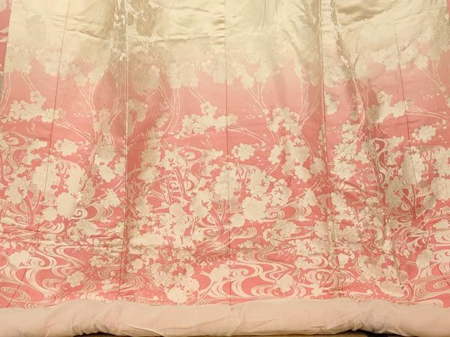 平和屋本店●色打掛　和装　婚礼　結婚式　花嫁　神社挙式　唐織　飛鶴枝梅光琳水文　逸品　AABJ2871fw