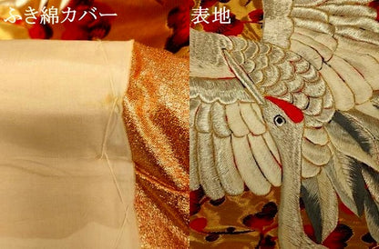 平和屋本店●色打掛　和装　婚礼　結婚式　花嫁　神社挙式　総刺繍　飛鶴松梅文　銀糸　逸品　AABJ2886fw