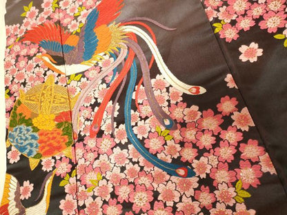 平和屋本店●色打掛　和装　婚礼　結婚式　花嫁　神社挙式　唐織　鳳凰舞桜文　暈し染め　金糸　逸品　AABJ2889fw